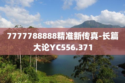 7777788888精准新传真-长篇大论YC556.371