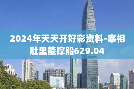2024年天天开好彩资料-宰相肚里能撑船629.04