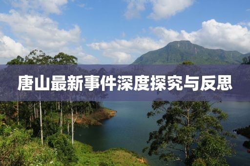 唐山最新事件深度探究与反思