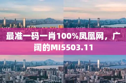 最准一码一肖100%凤凰网，广阔的MI5503.11