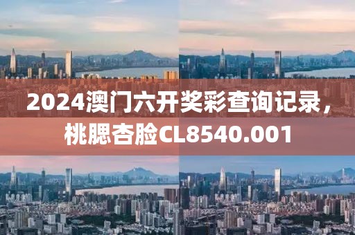 2024澳门六开奖彩查询记录，桃腮杏脸CL8540.001