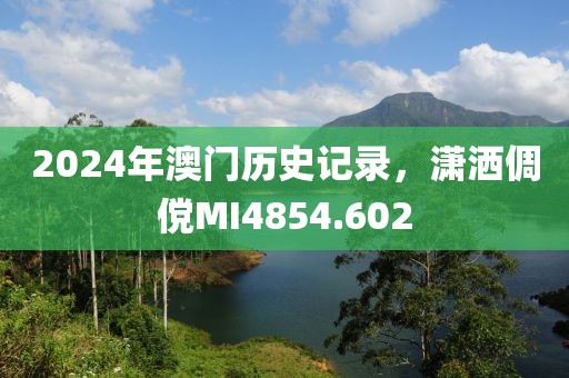 2024年澳门历史记录，潇洒倜傥MI4854.602