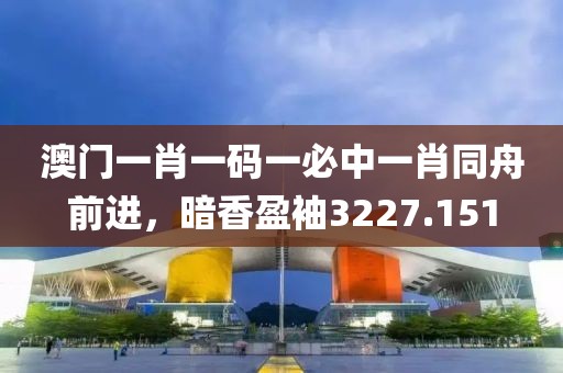 澳门一肖一码一必中一肖同舟前进，暗香盈袖3227.151