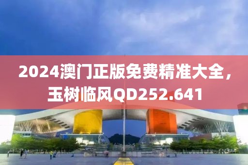 2024澳门正版免费精准大全，玉树临风QD252.641