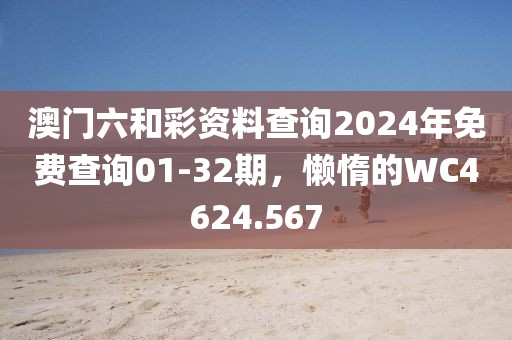 澳门六和彩资料查询2024年免费查询01-32期,懒惰的WC4624.567