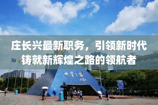 庄长兴最新职务，引领新时代铸就新辉煌之路的领航者