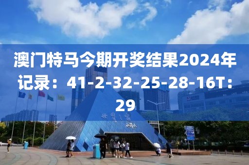 澳门特马今期开奖结果2024年记录：41-2-32-25-28-16T：29