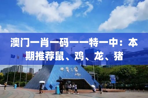 澳门一肖一码一一特一中：本期推荐鼠、鸡、龙、猪