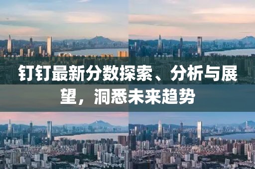 钉钉最新分数探索、分析与展望，洞悉未来趋势