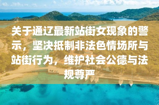 关于通辽最新站街女现象的警示，坚决抵制非法色情场所与站街行为，维护社会公德与法规尊严