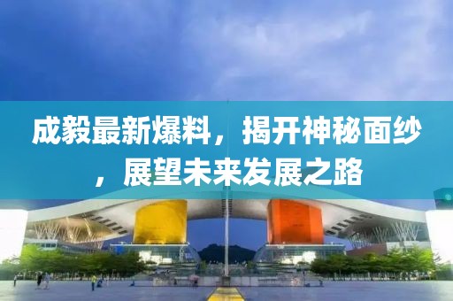 成毅最新爆料，揭开神秘面纱，展望未来发展之路