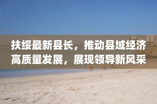 扶绥最新县长，推动县域经济高质量发展，展现领导新风采