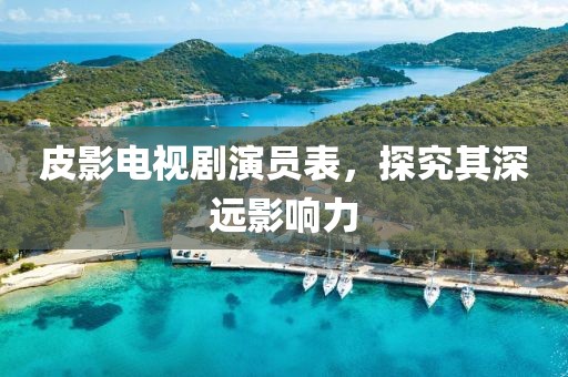 皮影电视剧演员表，探究其深远影响力