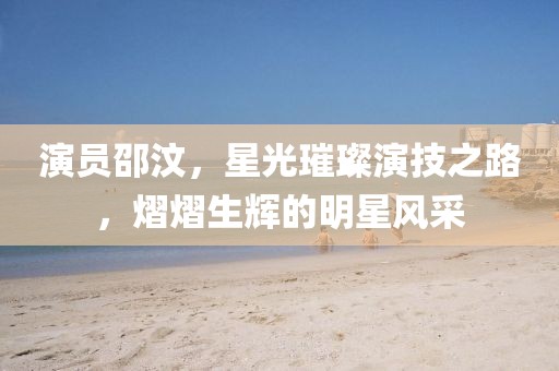 演员邵汶,星光璀璨演技之路,熠熠生辉的明星风采