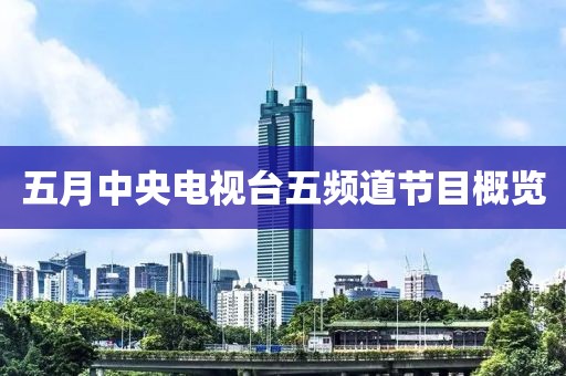 五月中央电视台五频道节目概览