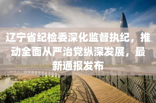 辽宁省纪检委深化监督执纪,推动全面从严治党纵深发展,最新通报发布