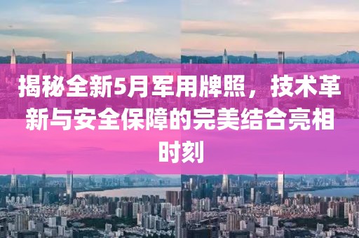 揭秘全新5月军用牌照，技术革新与安全保障的完美结合亮相时刻