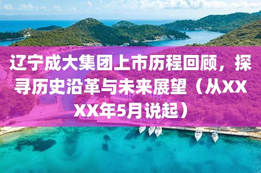 辽宁成大集团上市历程回顾，探寻历史沿革与未来展望（从XXXX年5月说起）