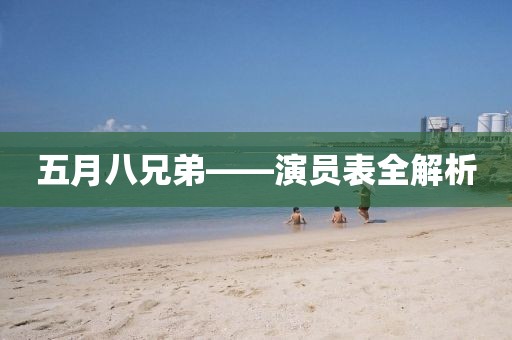 五月八兄弟——演员表全解析