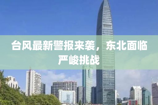 台风最新警报来袭，东北面临严峻挑战