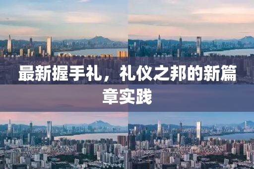 最新握手礼，礼仪之邦的新篇章实践