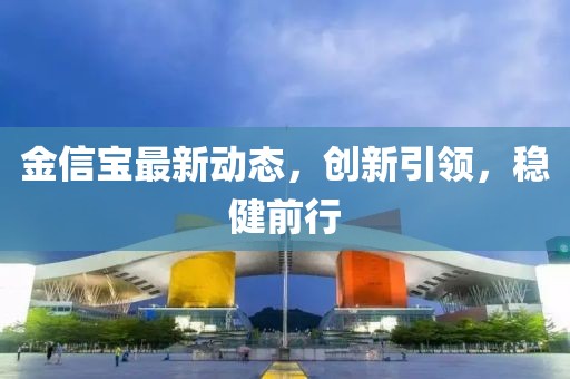 金信宝最新动态，创新引领，稳健前行
