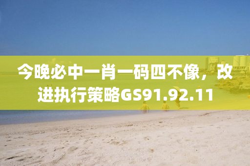 今晚必中一肖一码四不像，改进执行策略GS91.92.11