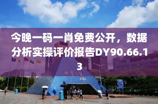 今晚一码一肖免费公开，数据分析实操评价报告DY90.66.13