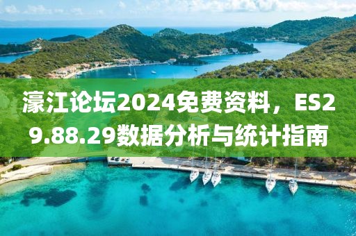 濠江论坛2024免费资料，ES29.88.29数据分析与统计指南