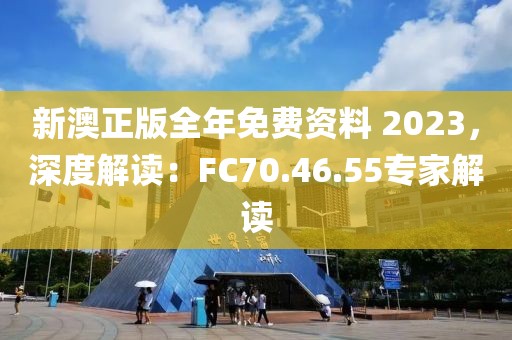 新澳正版全年免费资料 2023，深度解读：FC70.46.55专家解读