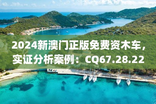 2024新澳门正版免费资木车，实证分析案例：CQ67.28.22