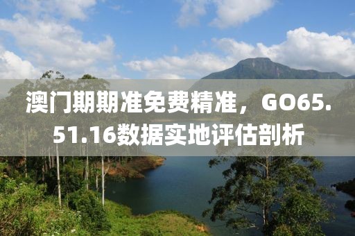 澳门期期准免费精准，GO65.51.16数据实地评估剖析