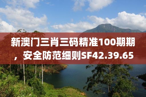 新澳门三肖三码精准100期期，安全防范细则SF42.39.65