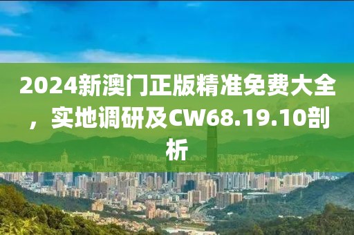 2024新澳门正版精准免费大全，实地调研及CW68.19.10剖析