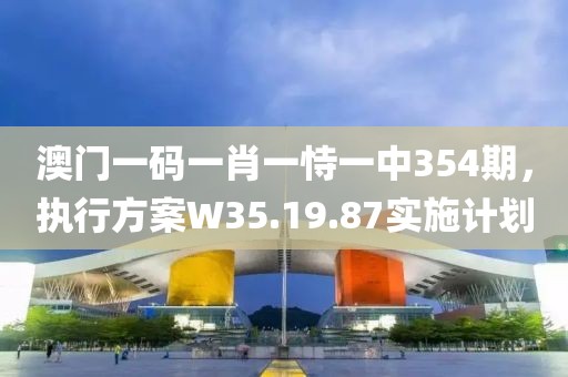 澳门一码一肖一恃一中354期，执行方案W35.19.87实施计划