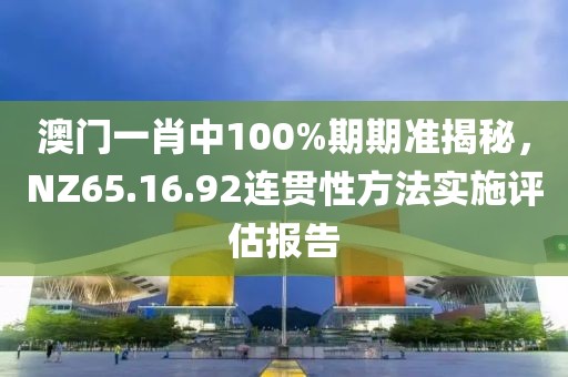 澳门一肖中100%期期准揭秘，NZ65.16.92连贯性方法实施评估报告