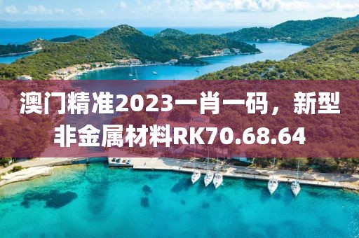 澳门精准2023一肖一码，新型非金属材料RK70.68.64