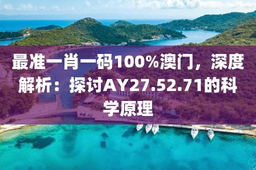 最准一肖一码100%澳门，深度解析：探讨AY27.52.71的科学原理