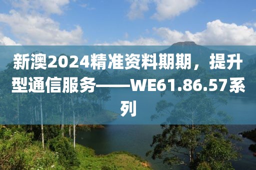 新澳2024精准资料期期，提升型通信服务——WE61.86.57系列
