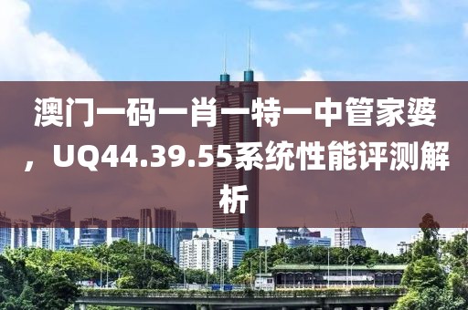 澳门一码一肖一特一中管家婆，UQ44.39.55系统性能评测解析