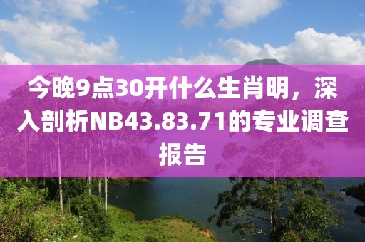 今晚9点30开什么生肖明，深入剖析NB43.83.71的专业调查报告