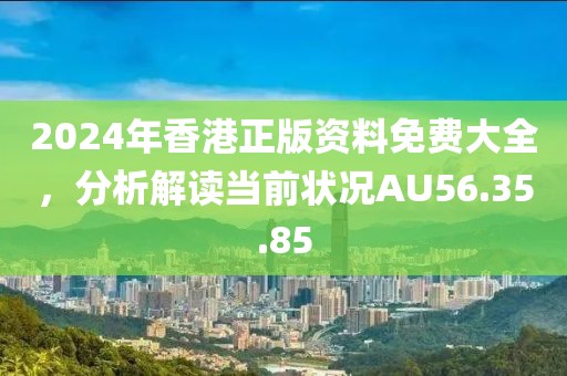 2024年香港正版资料免费大全，分析解读当前状况AU56.35.85