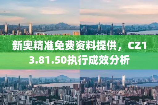 新奥精准免费资料提供，CZ13.81.50执行成效分析