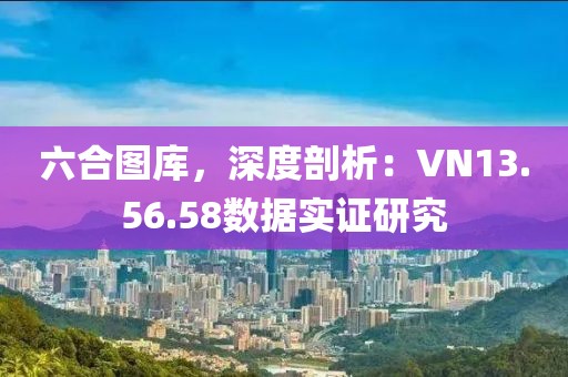 六合图库，深度剖析：VN13.56.58数据实证研究