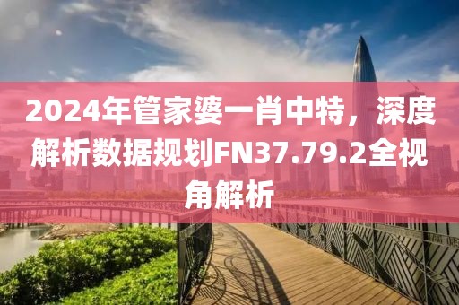 2024年管家婆一肖中特，深度解析数据规划FN37.79.2全视角解析
