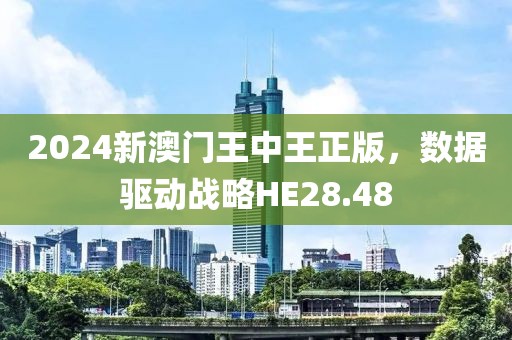 2024新澳门王中王正版，数据驱动战略HE28.48