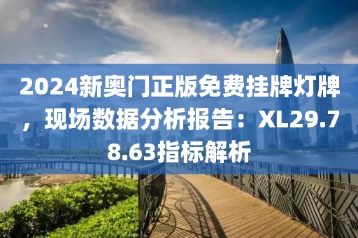 2024新奥门正版免费挂牌灯牌，现场数据分析报告：XL29.78.63指标解析