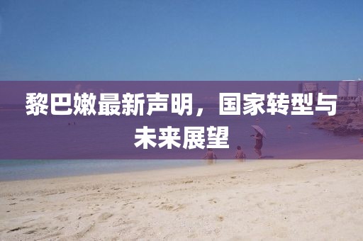 黎巴嫩最新声明，国家转型与未来展望