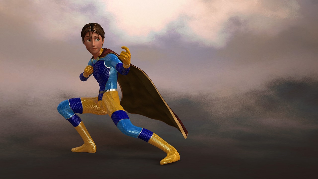 英勇消防员形象五月动漫图片，致敬无畏英雄